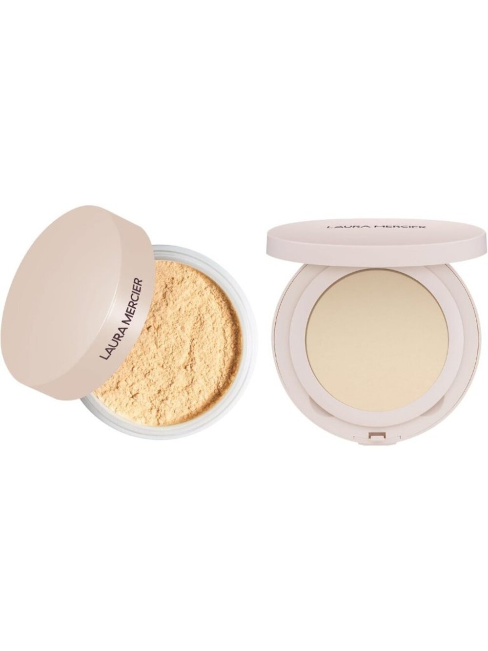 Talc-Free Ultra-Blur Loose Setting Powder & Waterproof Pressed Powder Bundle